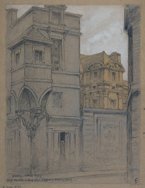 Tourelle de lhôtel Lamoignon coin de la rue des Francs Bourgeois et rue Pavée 19