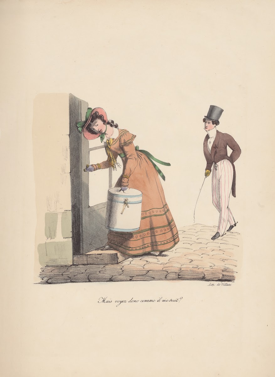 Recueil des scenes familieres et de societe de Paris Pl17 1833