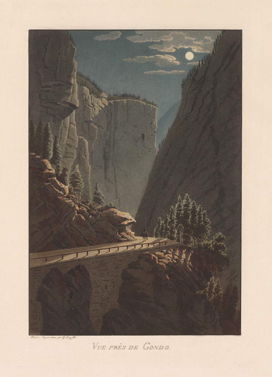 Vue près de Gondo 1811