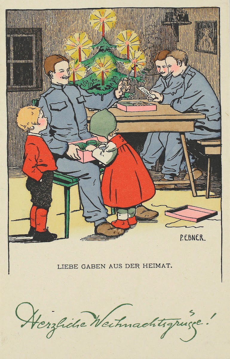 Liebe Gaben aus der Heimat Herzliche Weihnachtsgrüsse 1914