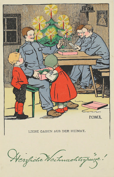 Liebe Gaben aus der Heimat Herzliche Weihnachtsgrüsse 1914