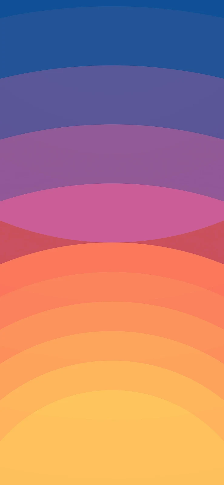 Abstract Colorful Gradient Waves - Minimalist Digital Art 2K iPhone Wallpaper (1772x3839)
