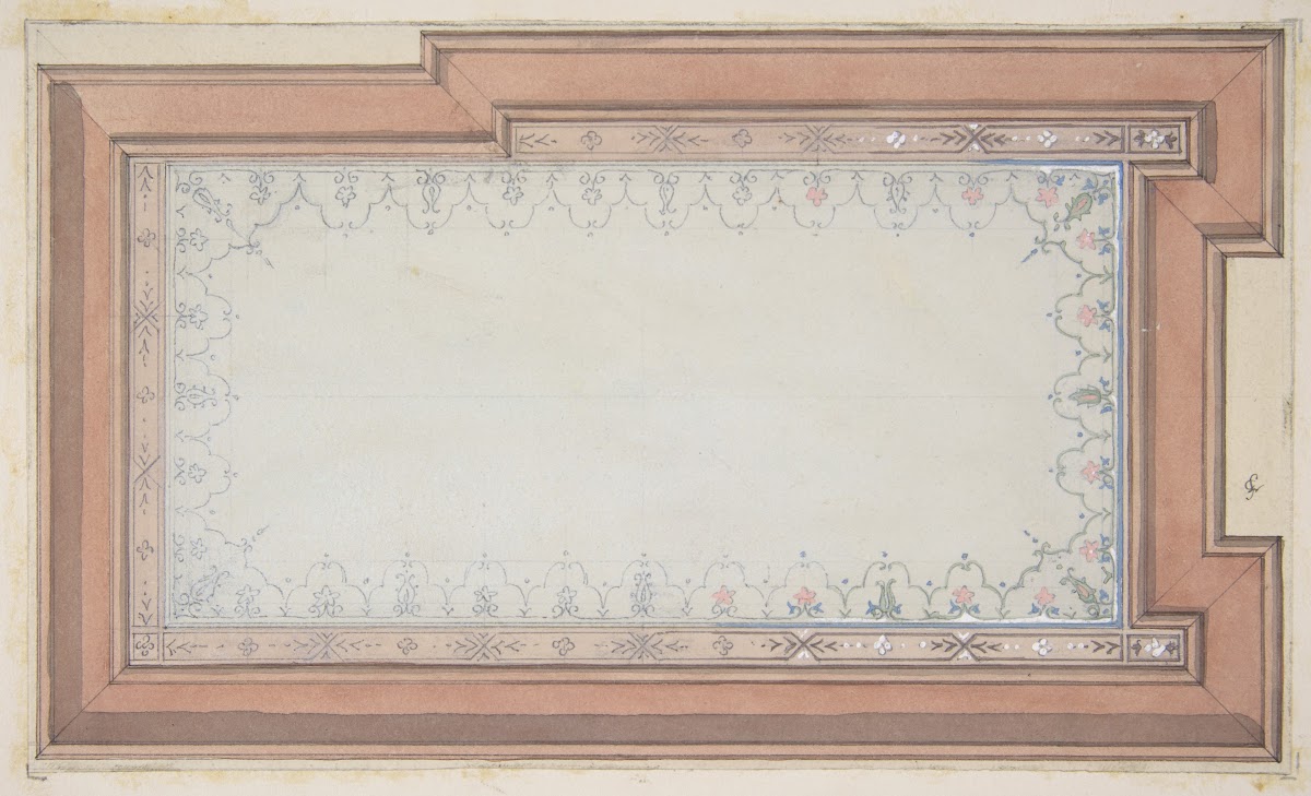 Design for the painted decoration of a ceiling 183097