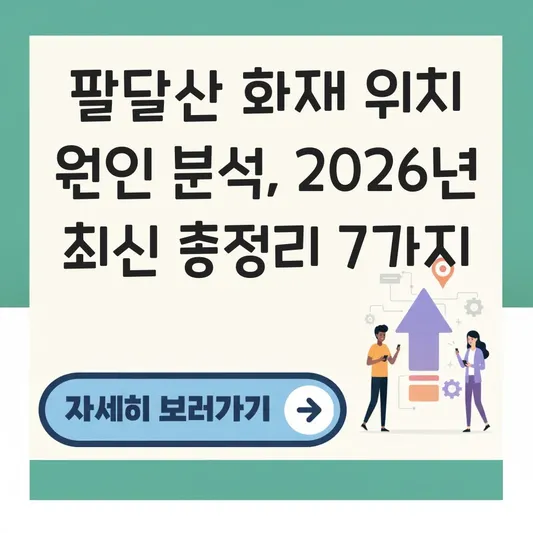 팔달산 화재 위치 원인 분석