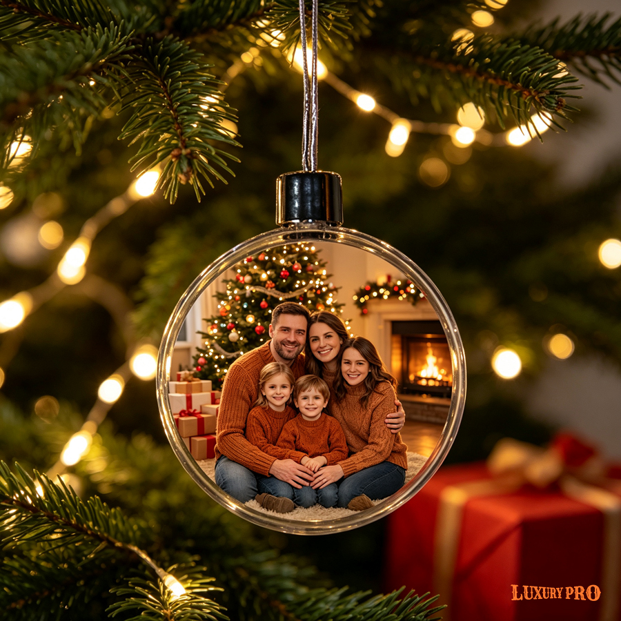 Large Round Christmas Ornament