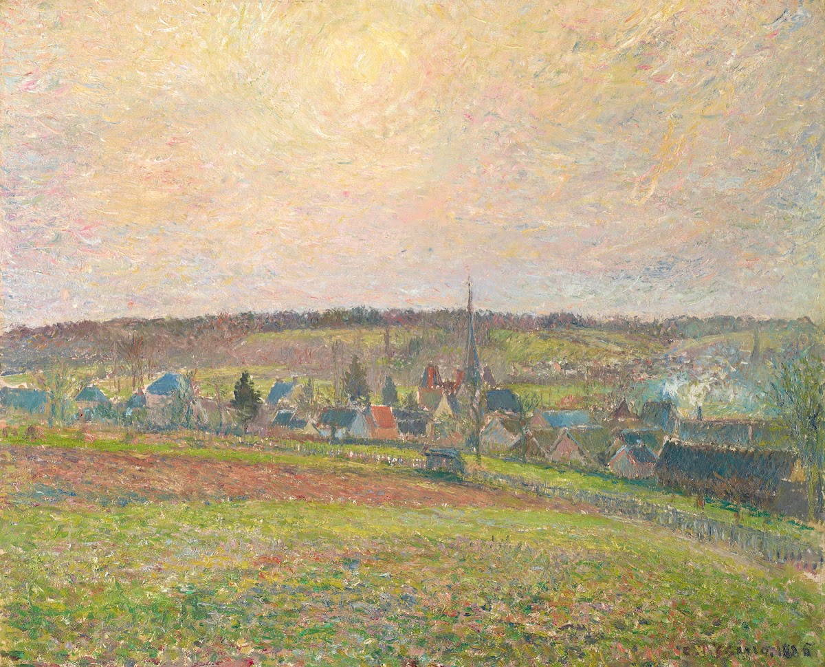 Le Village dÉragny The Village of Éragny 1885