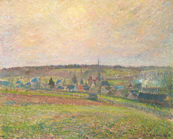 Le Village dÉragny The Village of Éragny 1885