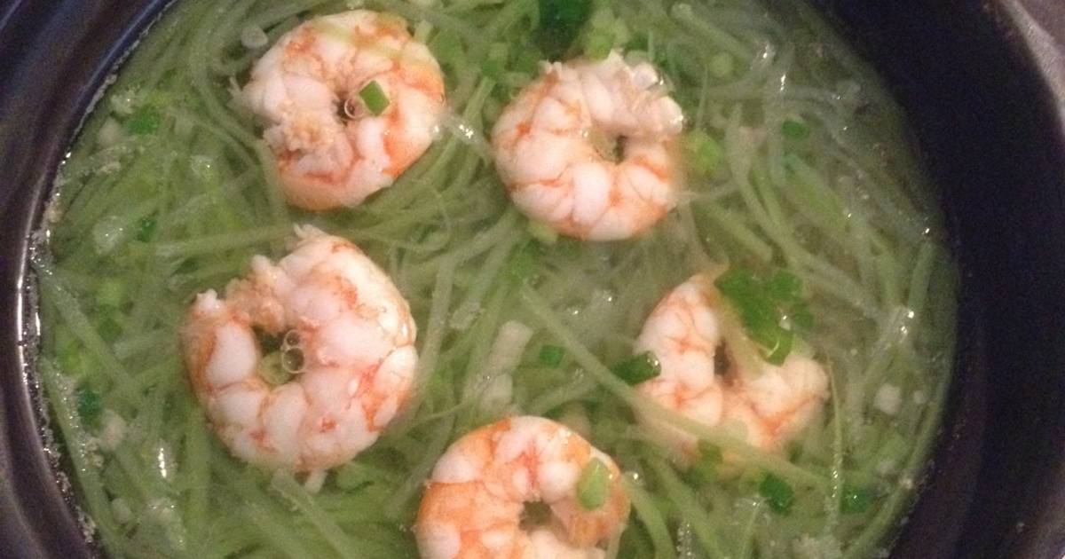 Canh Bầu nấu Tôm