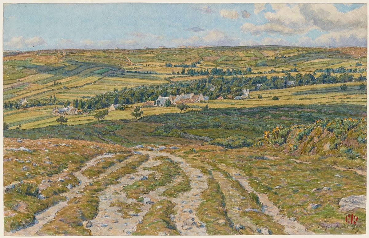 Landes de Lesquiffinec Morgat 1915