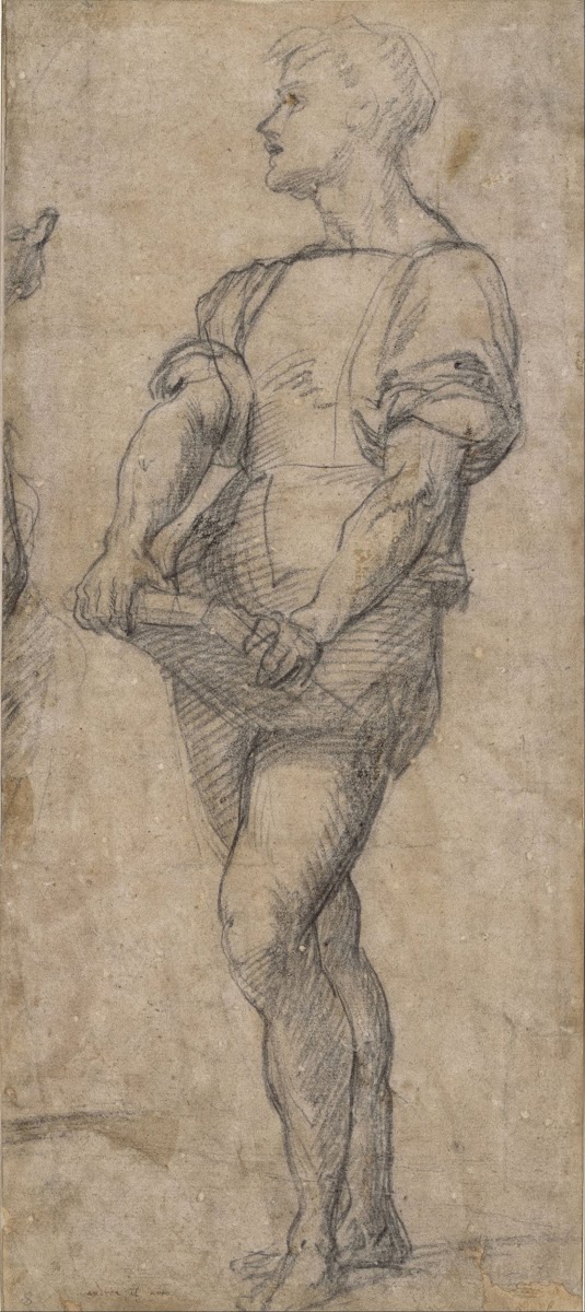 Standing youth holding a book between 1514 and 1515
