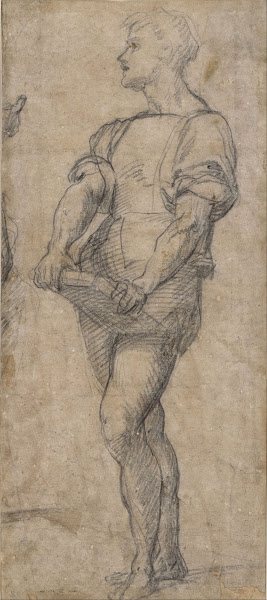 Standing youth holding a book between 1514 and 1515