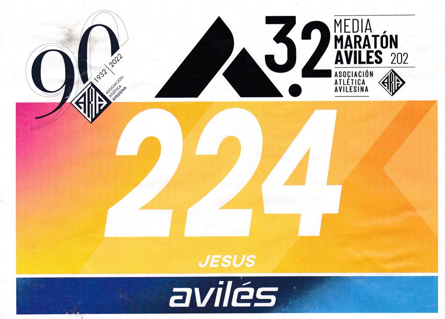 Dorsal de MM Aviles