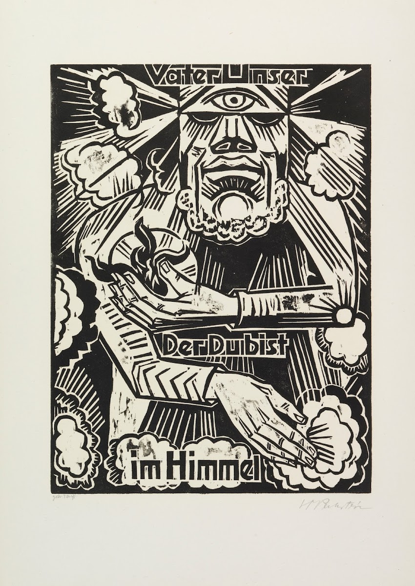 Our Father which art in heaven Vaterunser Der Du bist im Himmel 1921