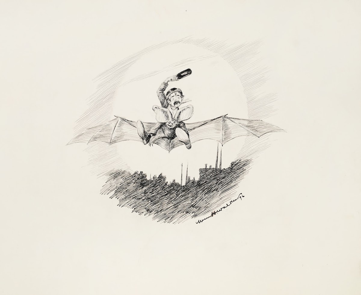 Off on a bat 1896