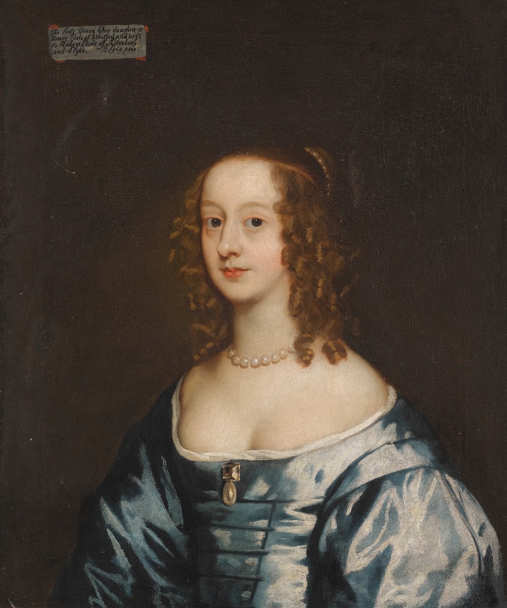 Portrait of Lady Diana Grey Countess of Ailsbury D1689