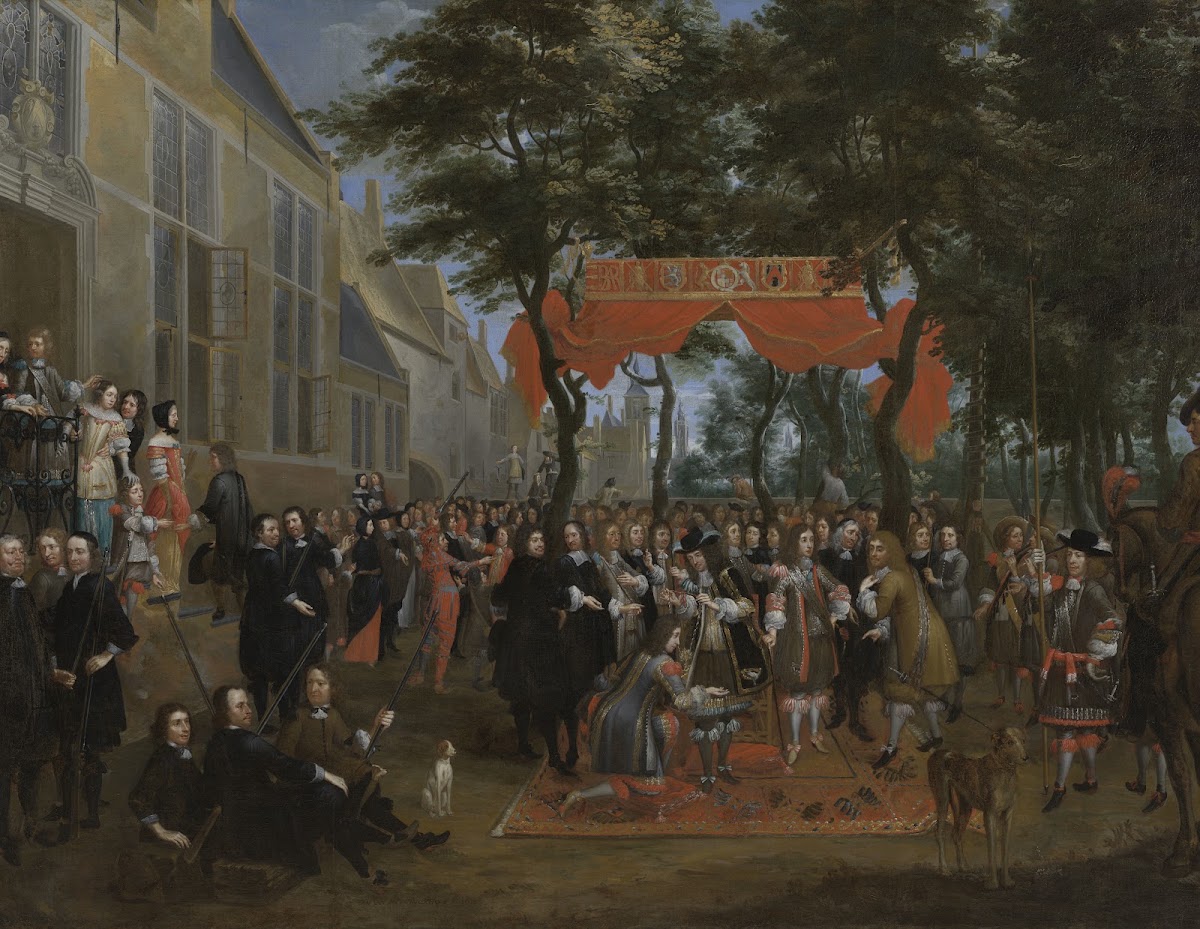 The Reception of Charles II and his Brothers 1671