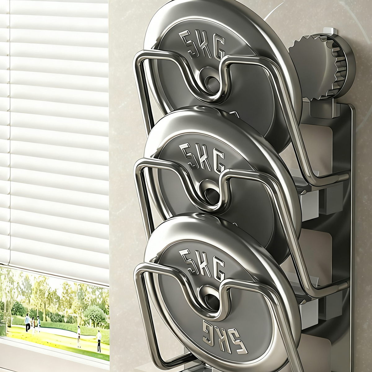 Wall shelf for pot lids with suction cup