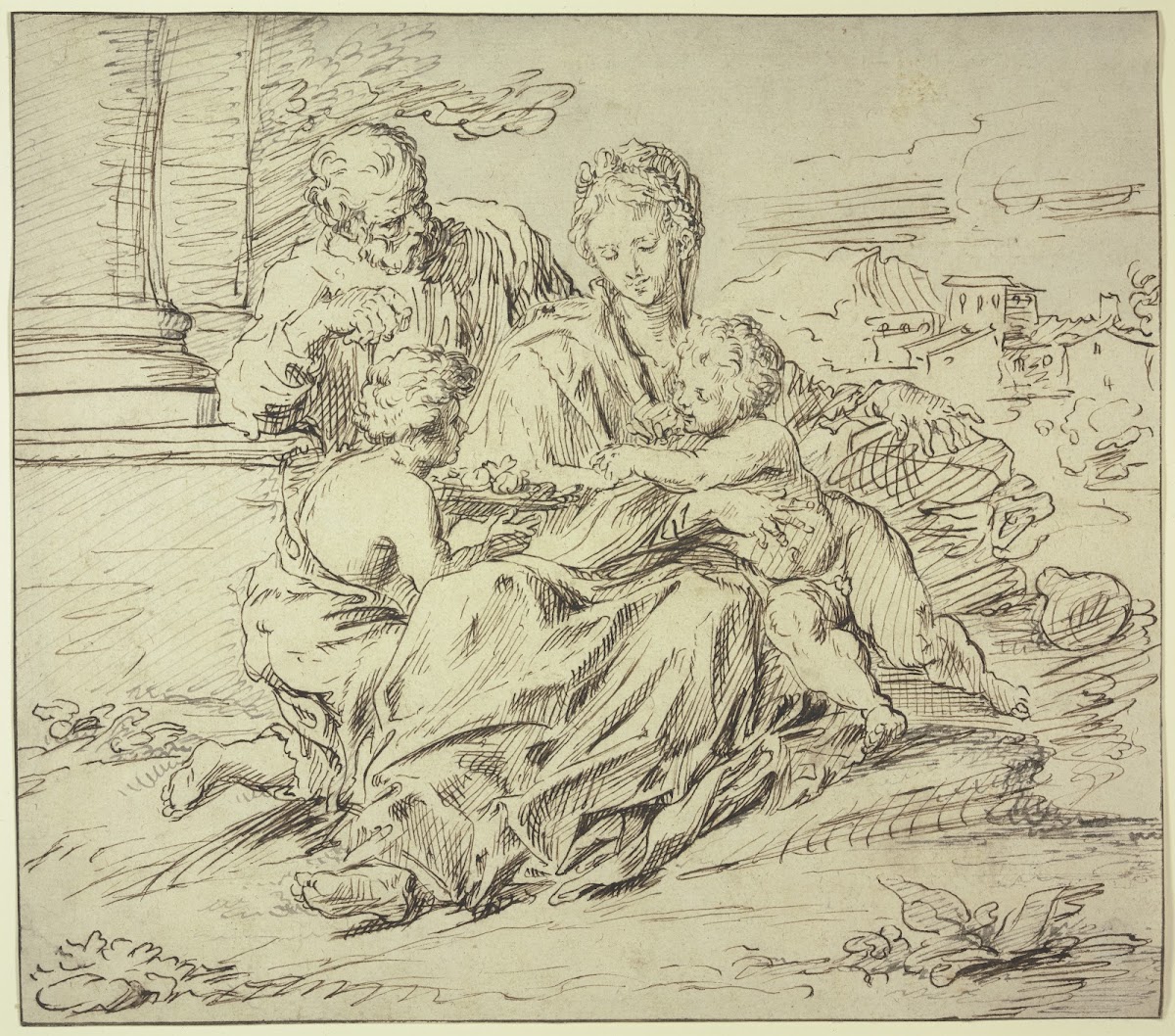 Die Heilige Familie mit dem Johannesknaben