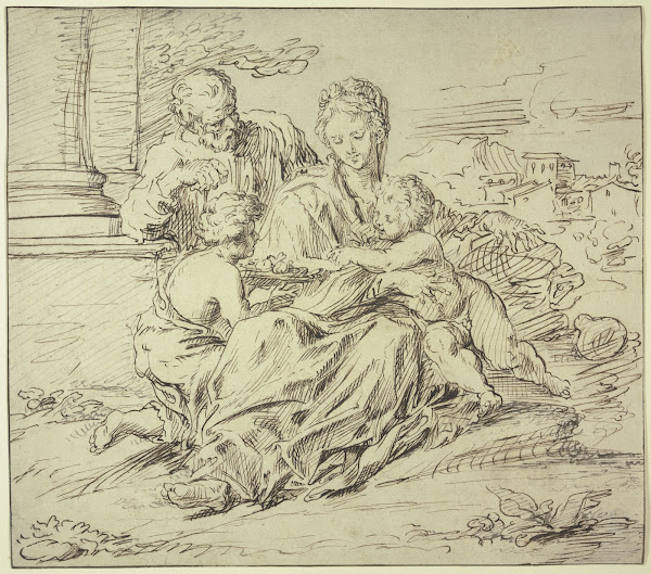 Die Heilige Familie mit dem Johannesknaben