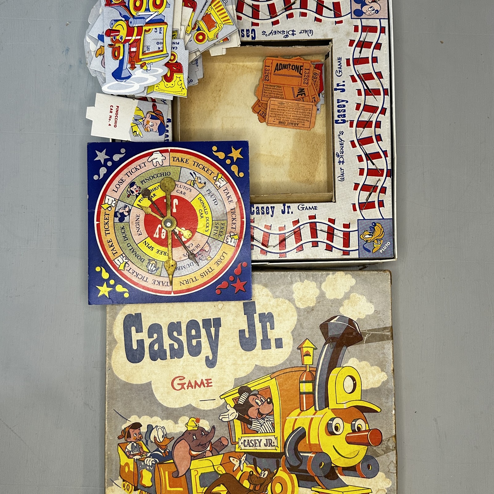Walt Disney's Casey Jr. Game, a 1950s children's board game based on the Casey Jr. circus train