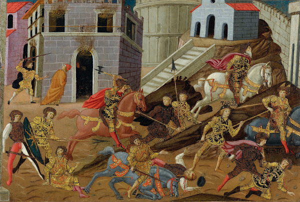 The Expulsion Of King Tarquinius Superbus And His Son Sextus From Rome 15th Cent