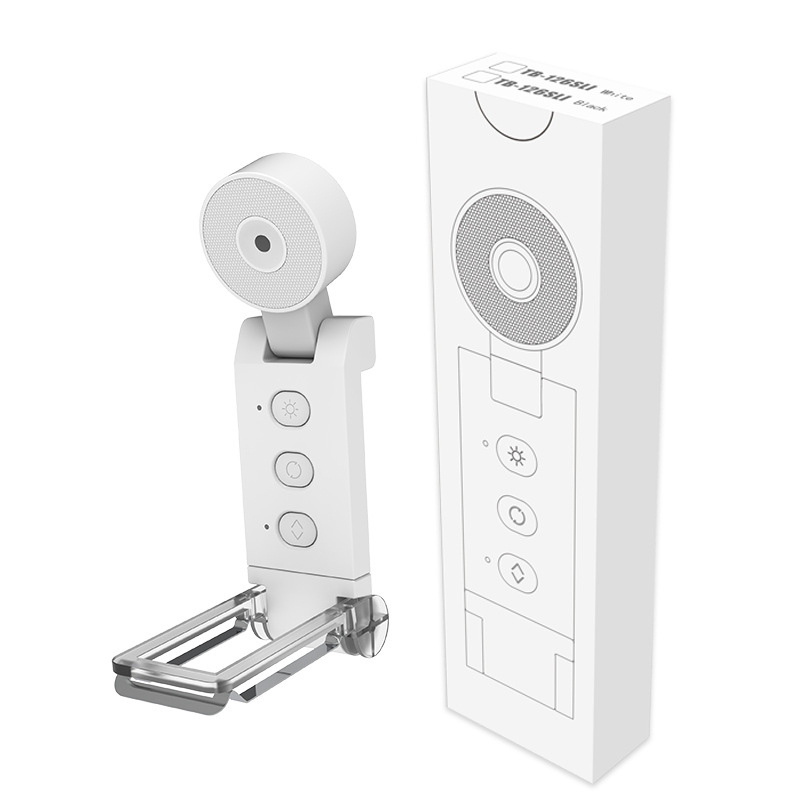 Faltbare LED-Klemmleuchte, USB-aufladbar