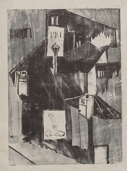 Ulica z latarnią 1914