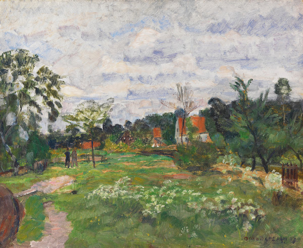 Sommerlandschaft in Quelkhorn 1927