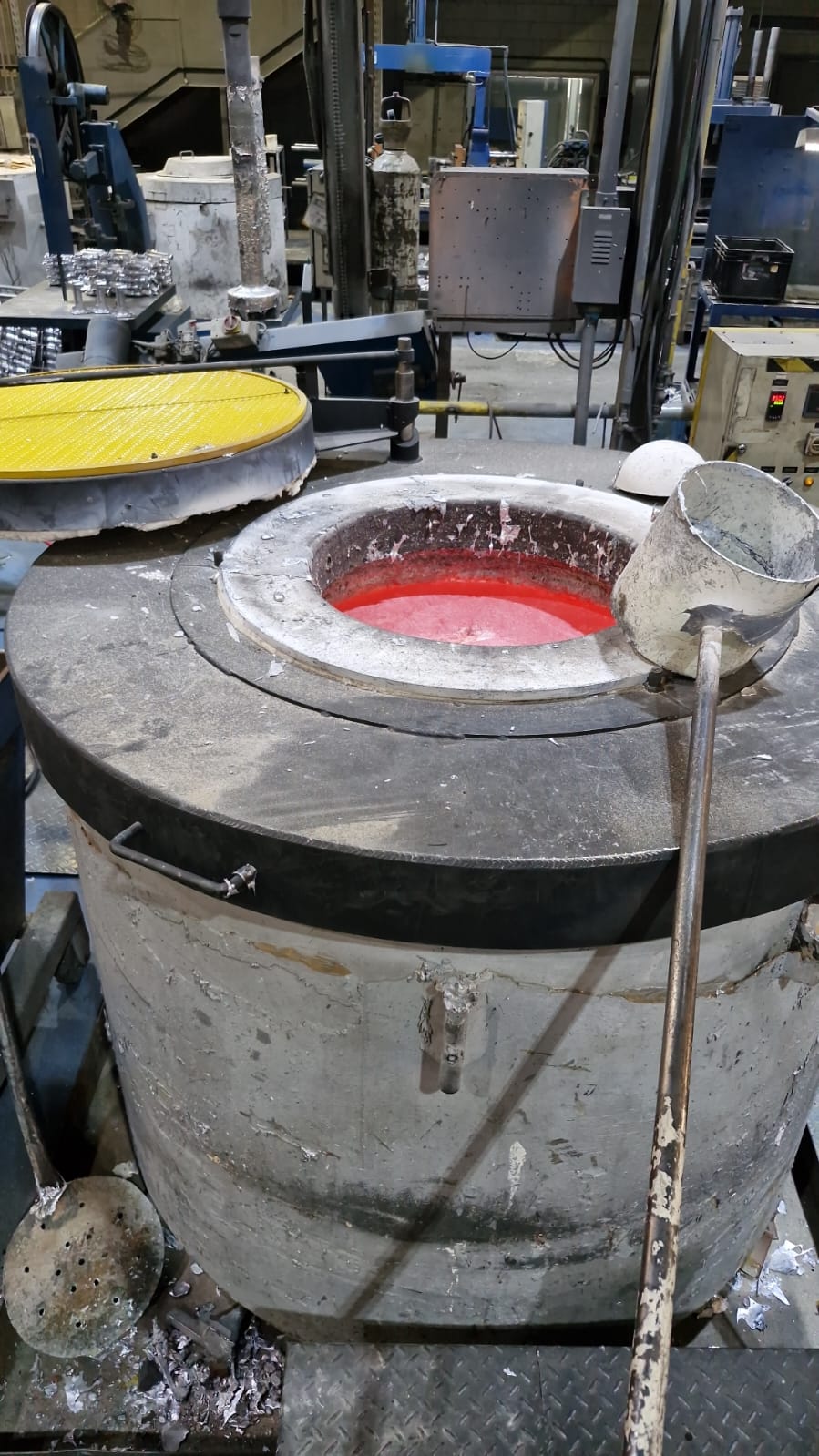 Retrofite em forno de espera