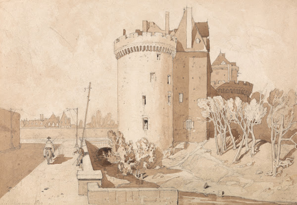 Castle at Alencon ca 1820