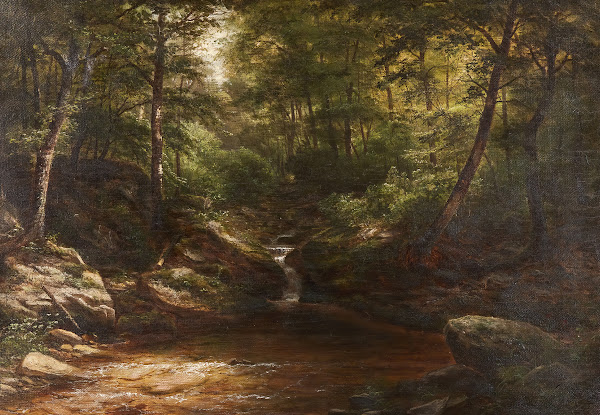 Waterfall in the Forest 1865