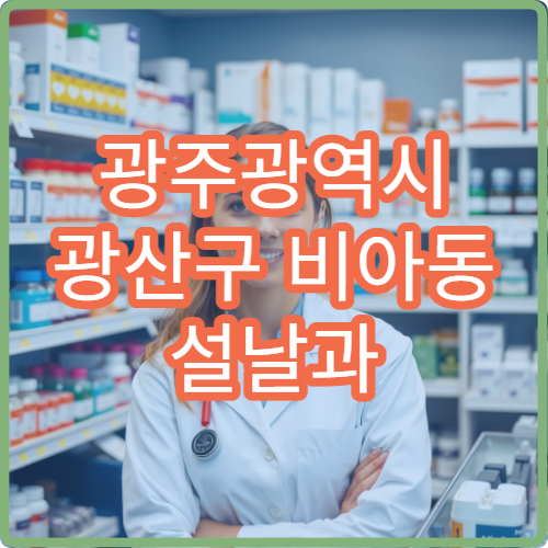 광주광역시 광산구 비아동 설날과 구정 공휴일에 여는 당직 약국 안내