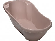 Детская ванна Tega Classic 92 см со сливом пудровый