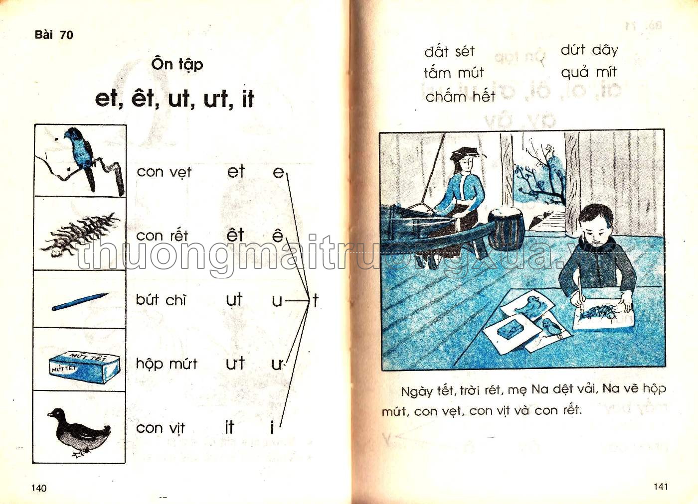 Tiếng Việt 1 (tập 2 - 1990) - Trang 71