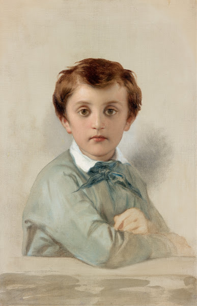 Portrait of Philippe Grégoire Delaroche the Artists YoungerSon 1851