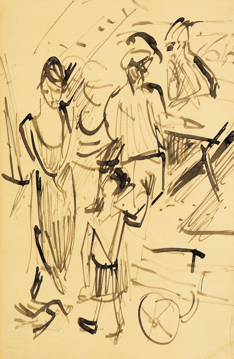 Marktstand Milchabrechnung auf der Stafelalp 1917
