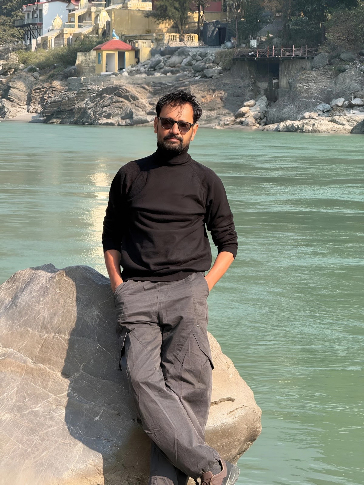 Portrait of Harshad Gaudani yoga founder