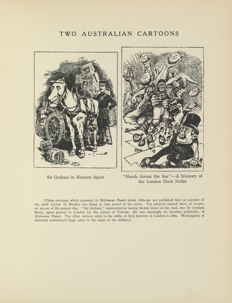 Two Australian Cartoons 1889 1890