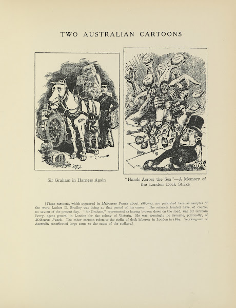 Two Australian Cartoons 1889 1890
