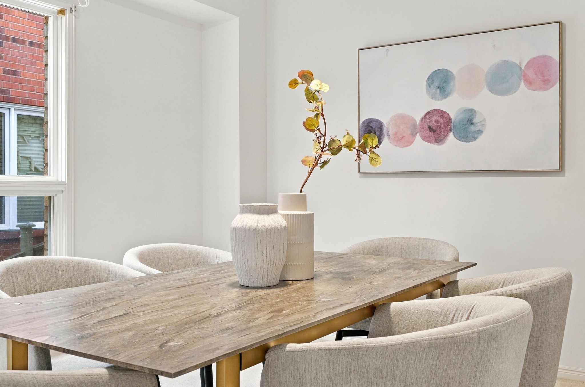 The dining room