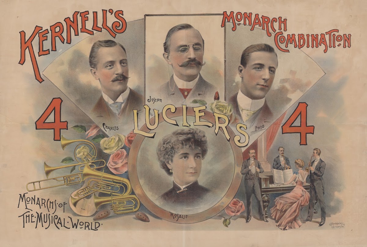Kernells monarch combination  4 Luciers monarchs of the musical world 1890 1914