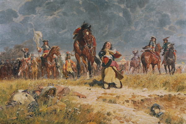 Gebet vor der Schlacht 1909