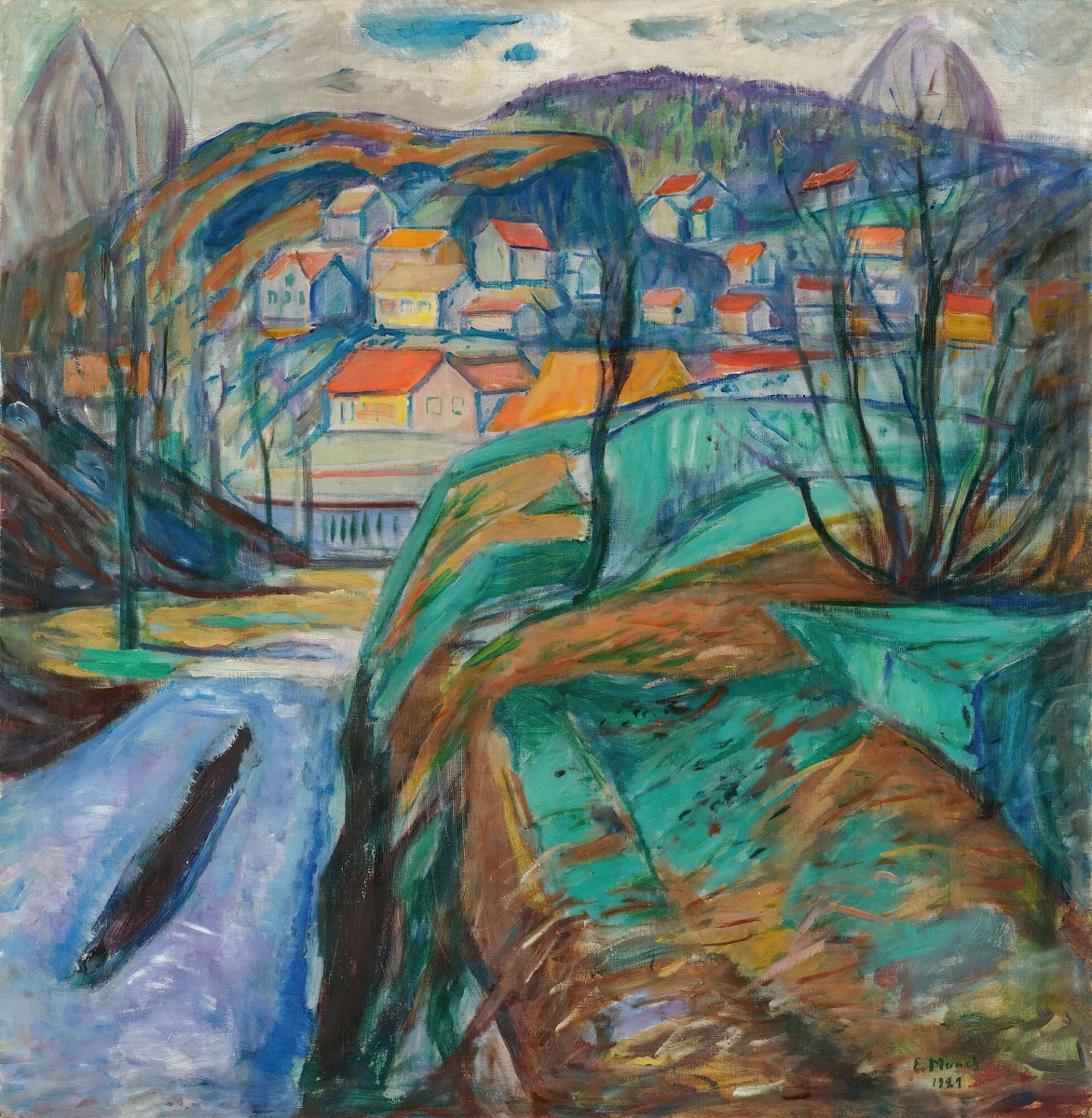 Kragerø Om Våren Kragerø In Spring 1929