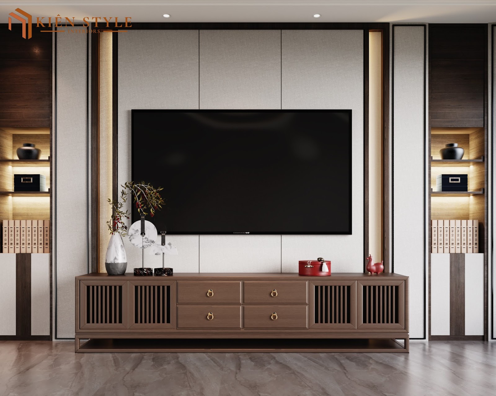 Mẫu kệ tủ mới nhất 2024