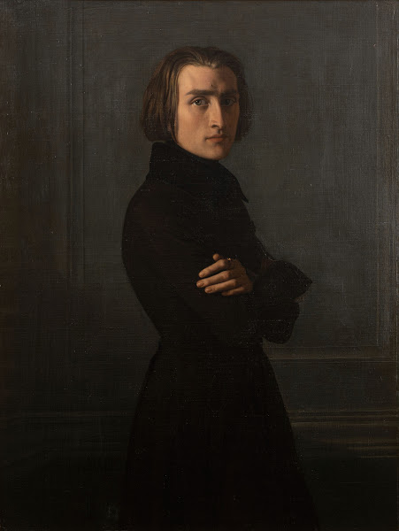 Portrait de Franz Liszt 1811 1886 compositeur et pianiste 1839
