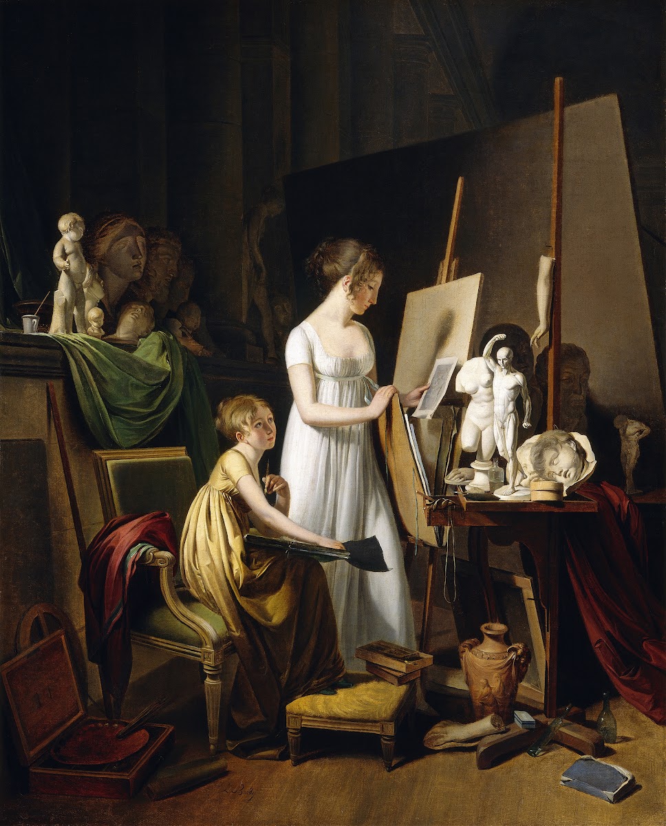 A Painters Studio c 1800