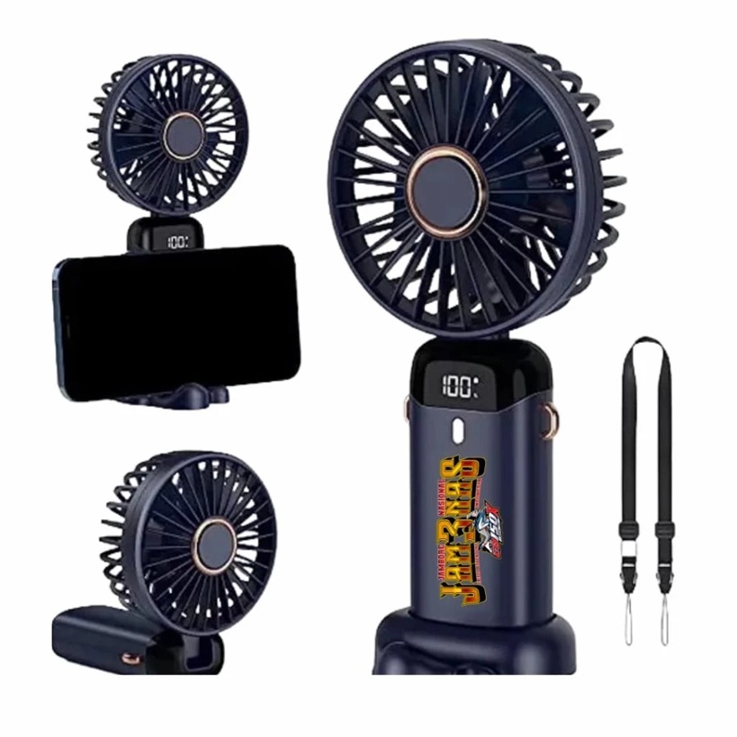 kipas mini portable costum/kipas promosi/kipas souvenir/design bebas — foto 1