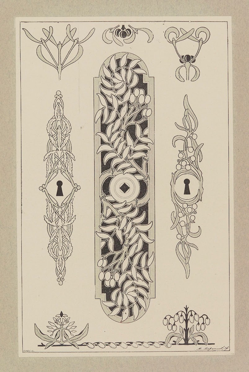 Compositions ornementales pour le cuir et la pyrogravure Pl10 1904