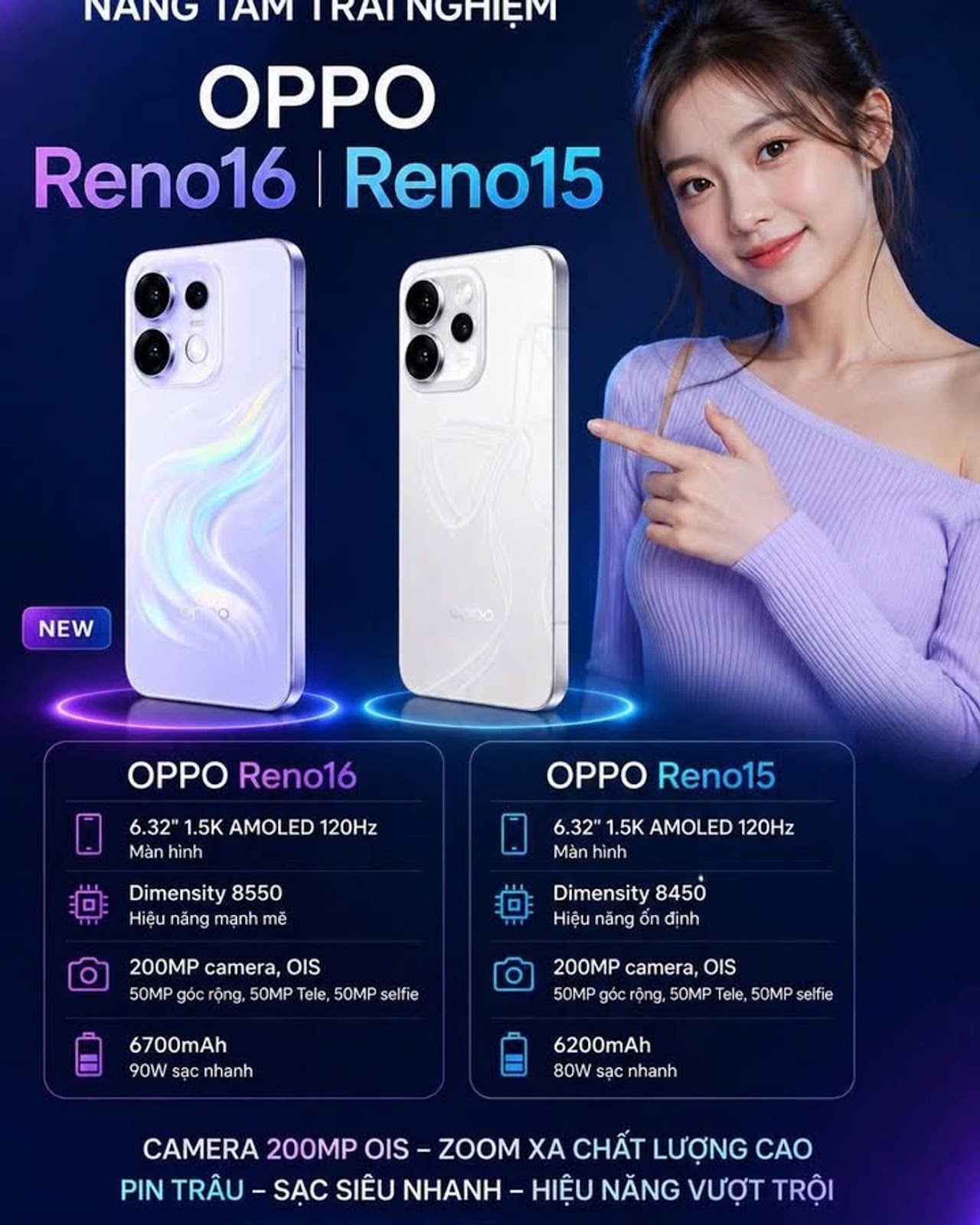 เผยโฉม OPPO Reno16 ทรงพลังสุด ๆ อัปเกรดครบครัน ซื้อเลยก่อนของจะหมด!...
