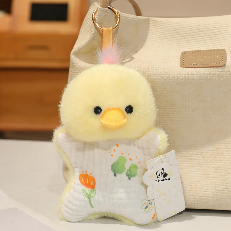 Plush comfort doll, animal motifs, approx. 15 cm